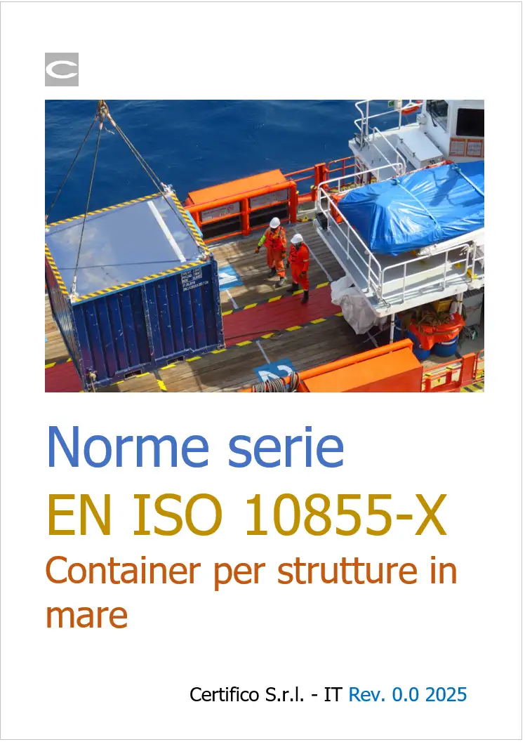 Norme serie EN ISO 10855-X / Container per strutture in mare 